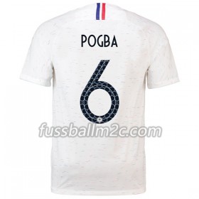 Fußballtrikots Frankreich Pogba 6 Auswärts Trikotsatz WM 2018